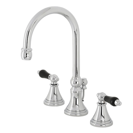 Kingston Brass KS2981PKL Duchess Widespread Bathroom Faucet W/ Brass Pop-Up, Chrome KS2981PKL